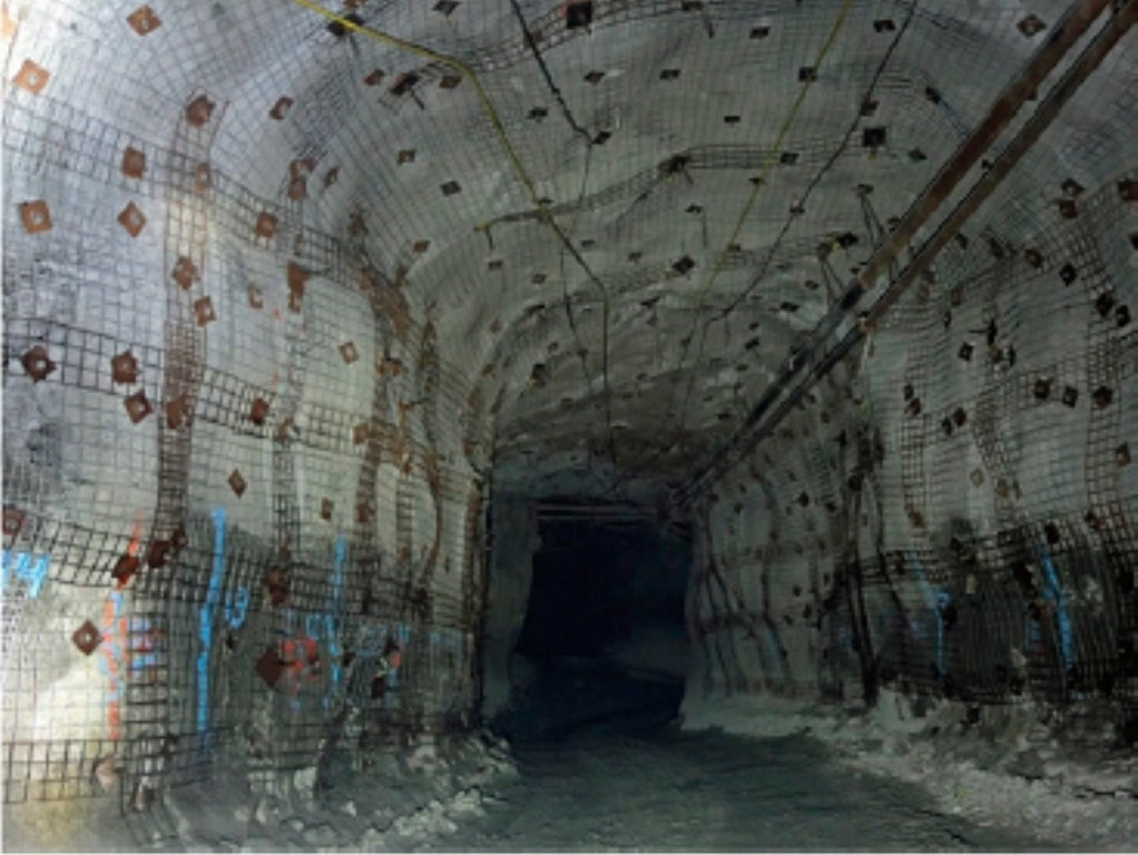 Roof Support and Grout Installation