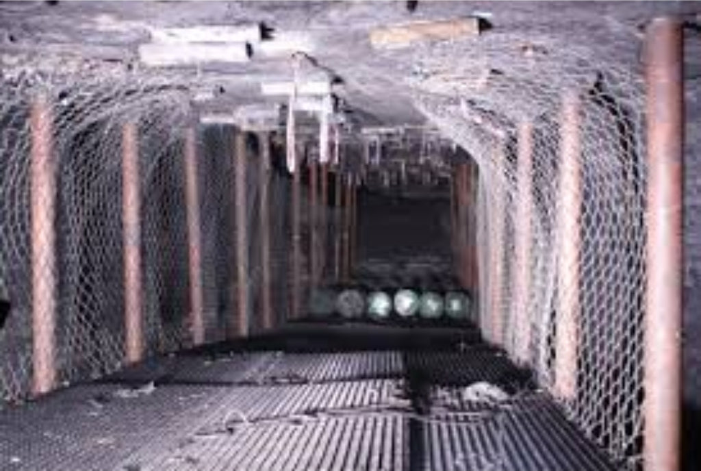 Roof Support and Grout Installation